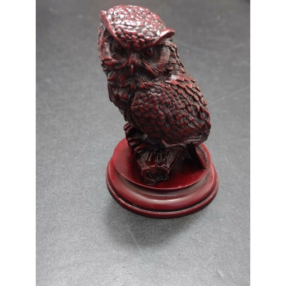 Brown owl statue